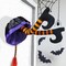 sANCHEZ; Outdoor Halloween Decorations Large Crashing Witch into Tree Hanging Decor; Category:Decor Garlands; Image:2
